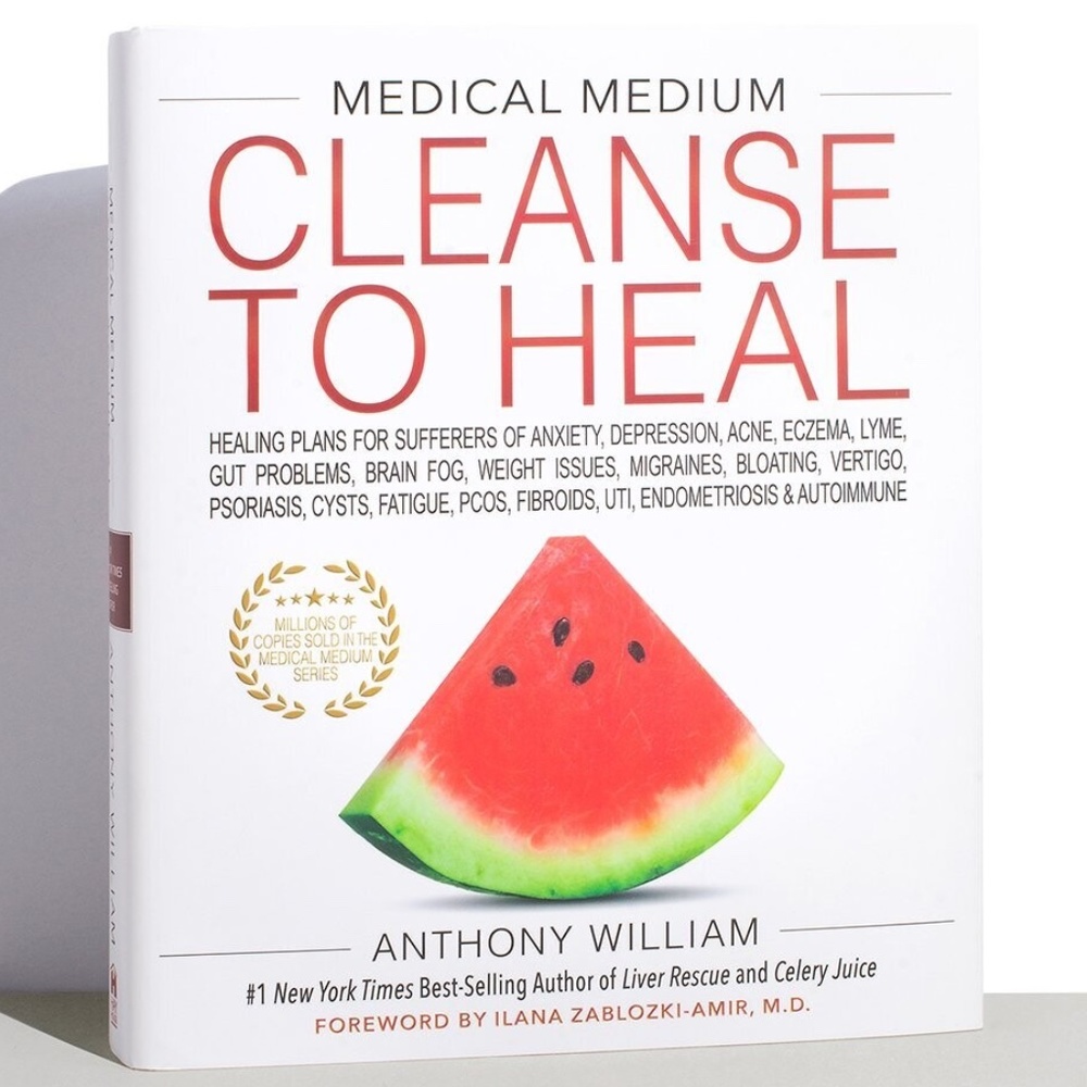 COPY - Medical Medium Cleanse To Heal Anthony William Hardcover Wellness Recipe…